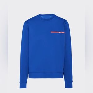 Prada Recycled Double Technical Jersey Sweatshirt